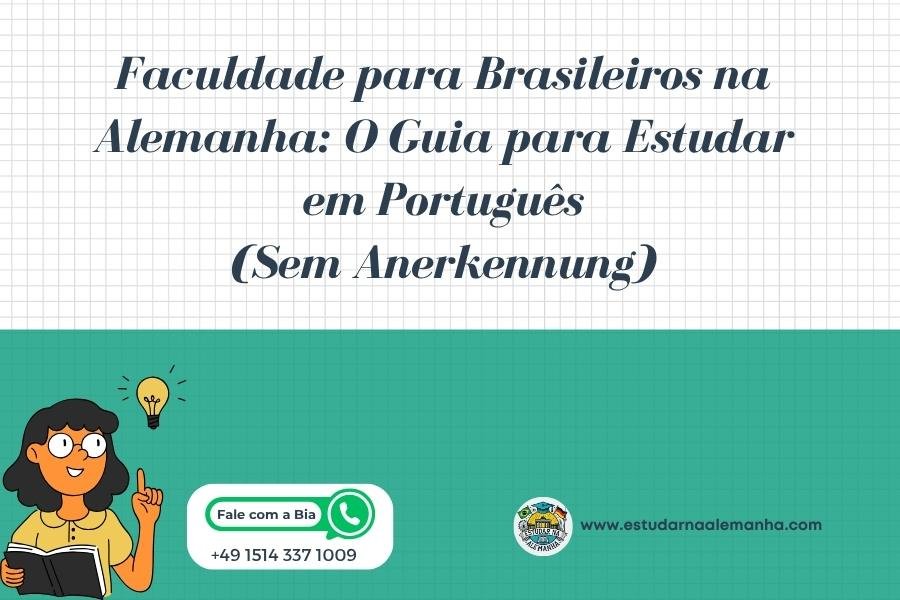 Faculdade na Alemanha para Brasileiros - O Guia para Estudar em Português (Sem Anerkennung) - 1
