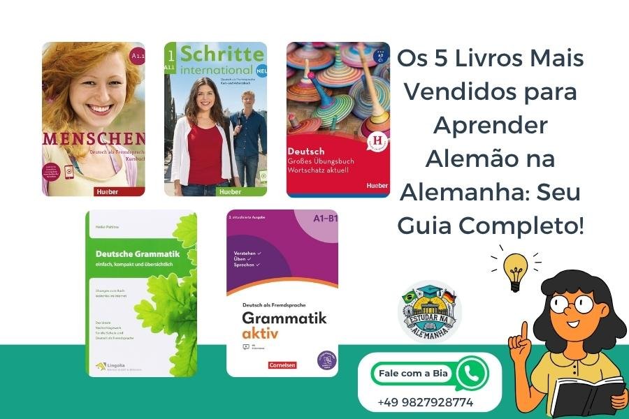 Os 5 Livros Mais Vendidos para Aprender Alemão na Alemanha Seu Guia Completo!