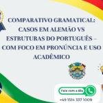 Compare os quatro casos do alemão com o português, aprenda pronúncia difícil e evite erros comuns em textos acadêmicos.