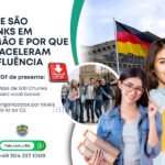 Estudantes na Alemanha e a bandeira alemã, imagem para o post o que são chunks em alemão. Blog - Estudar na Alemanha
