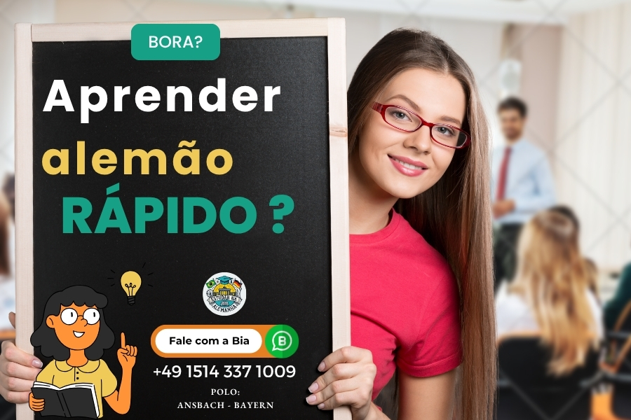 Aprender alemão rápido para brasileiros na Alemanha