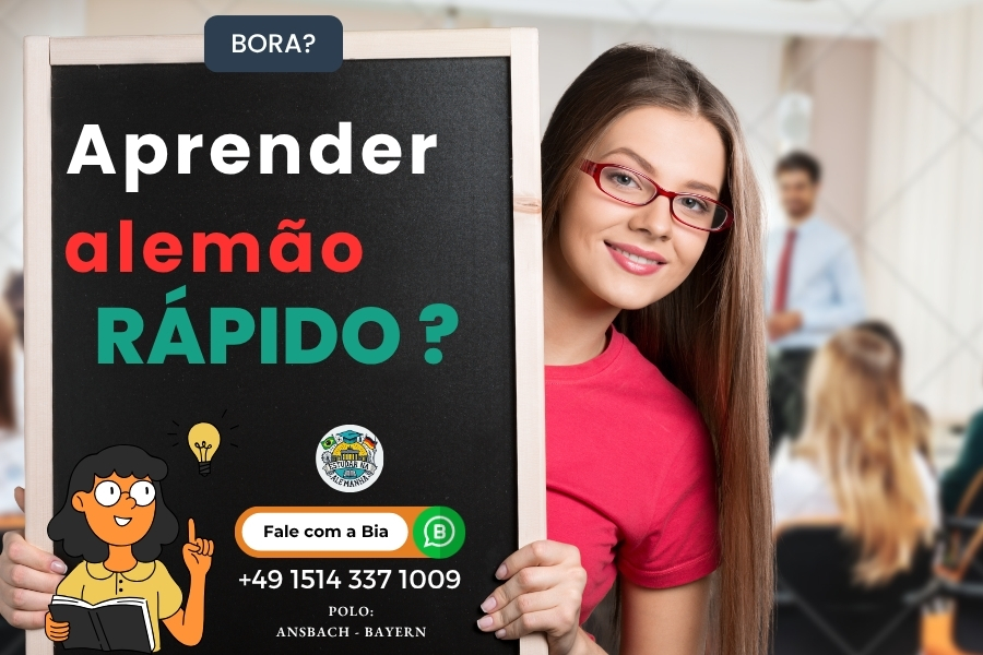 Curso de alemão para brasileiros na Alemanha - aprender alemão rápido
