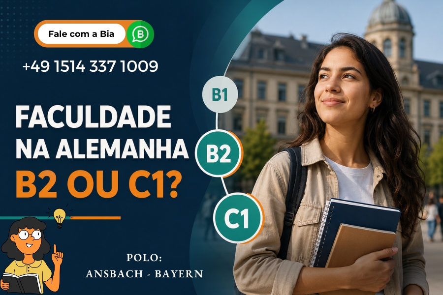 Capa - nível de alemão para faculdade na Alemanha - Estudar na Alemanha