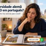 Mulher pensando - Estudar na Alemanha - Universidade alemã ou EAD em português - Estudar na Alemanha