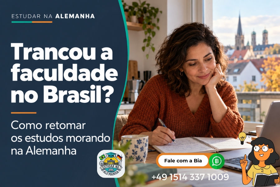 Faculdade trancada no Brasil - retomar os estudos na Alemanha